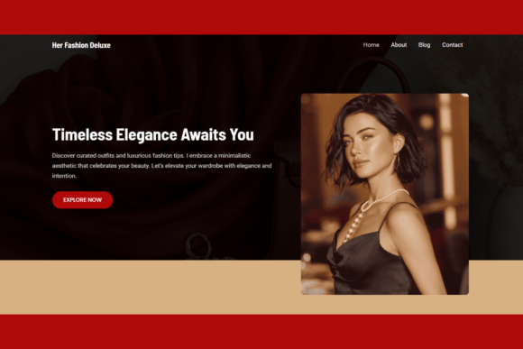 Download Fashion Blog WordPress Website Template - Premium Resources