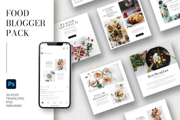 Download Food Blogger Insta Pack - Blog Collection