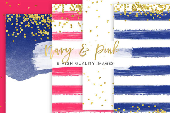 Download Pink and Navy Blue, Blog Paper Clip Art - Blog Collection