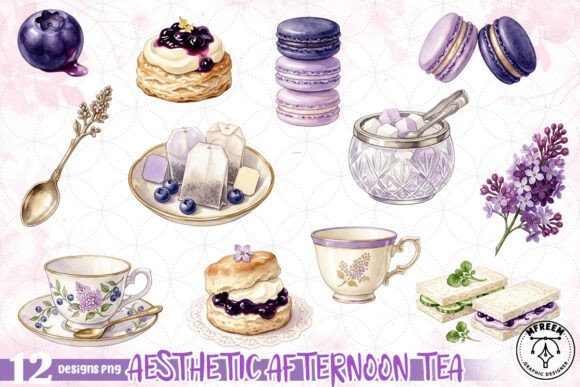 Download Aesthetic Afternoon Tea PNG - Premium Resources